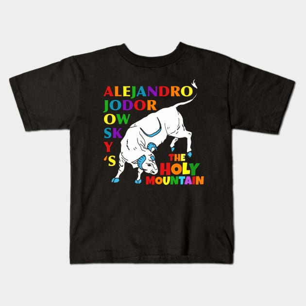 The Holy Mountain Kids T-Shirt by motelgemini